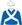 Royal blue, white crossed sashes, white cap