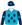 Turquoise, navy blue diamonds & sleeves, turquoise diamond armbands, navy blue cap with turquoise diamonds