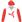 White with red logo, sleeves and cap