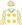 White, gold spots & collar, chequered sleeves & cap