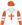 White, tangerine St Andrews Cross (b&f), tangerine sleeves with two bands & tangerine cap